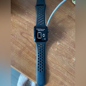 Apple Watch Series 3 with Adidas Black Sports Band